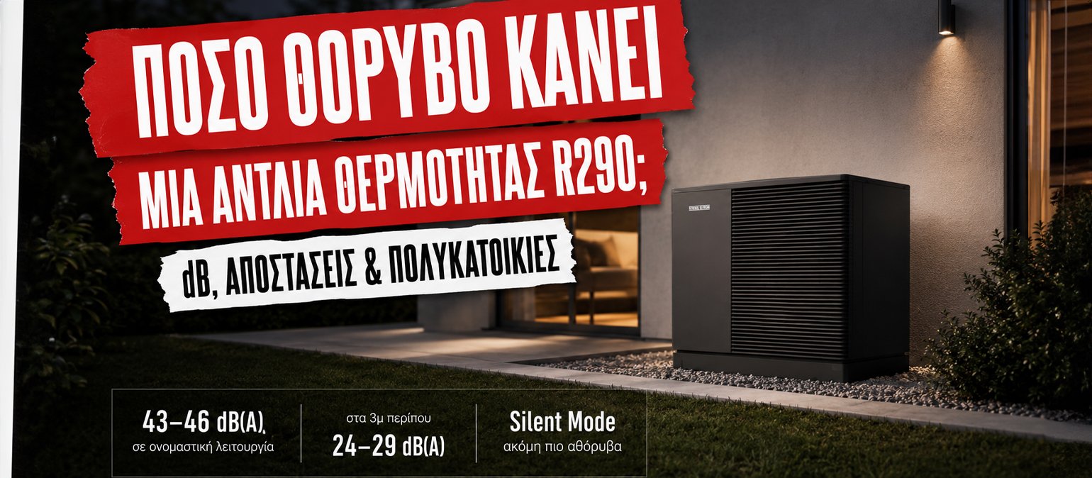 Εξωτερική αντλία θερμότητας R290 STIEBEL ELTRON με χαμηλή στάθμη θορύβου σε κατοικία Αθόρυβη αντλία θερμότητας R290 STIEBEL ELTRON HPnext σε εξωτερική εγκατάσταση κατοικίας