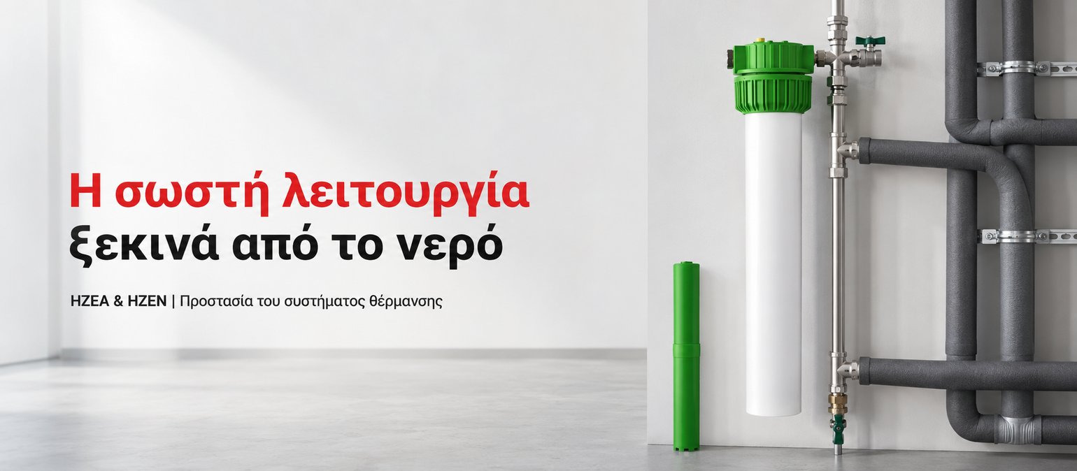 Ποιότητα νερού και προστασία αντλίας θερμότητας STIEBEL ELTRON HZEA και HZEN για αποσκλήρυνση νερού και προστασία συστήματος αντλίας θερμότητας