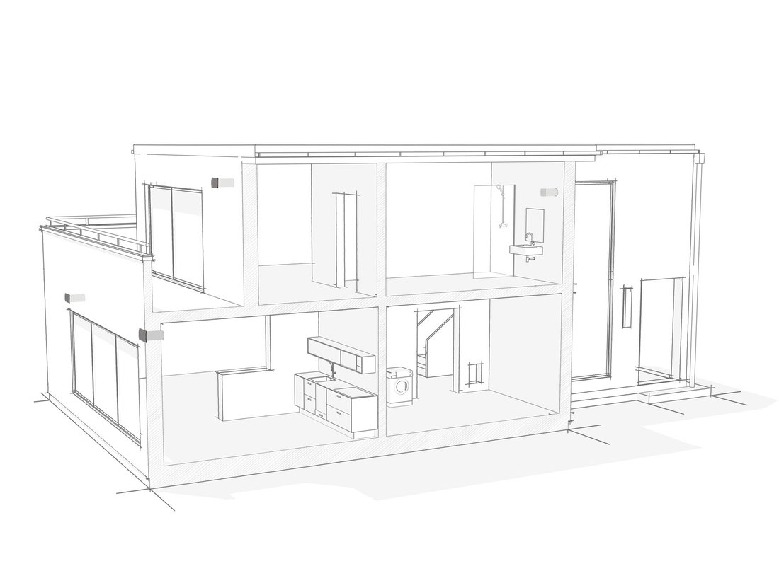 Αποκεντρωμένη μονάδα VLR 70 L Trend EU – πραγματική εγκατάσταση