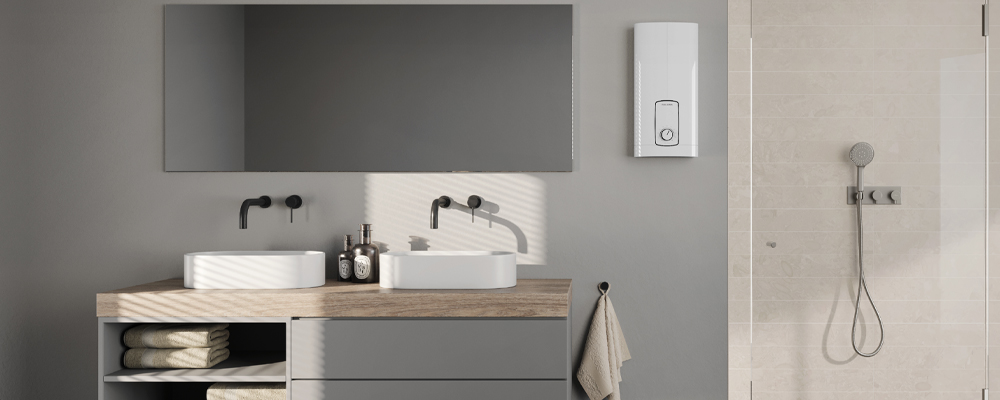 STIEBEL ELTRON DHB ST Trend εγκατάσταση σε μπάνιο — lifestyle