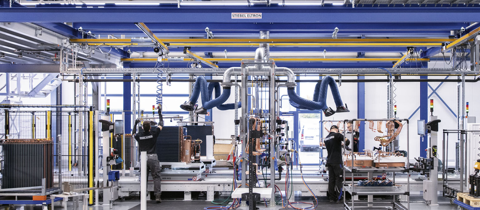 Γραμμή παραγωγής STIEBEL ELTRON στη Γερμανία – Heatovent Hellas, επίσημος διανομέας από το 2018